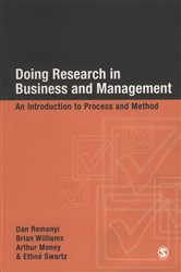 Doing Research in Business and Management: An Introduction to Process and Method