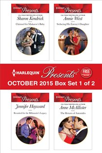 Book cover: Harlequin Presents October 2015 - Box Set 1 of 2, by Sharon Kendrick (preview)