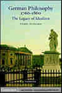 Book cover: German Philosophy 1760–1860, by Terry Pinkard (preview)