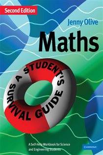 Book cover: Maths: A Student's Survival Guide, by Jenny Olive (preview)