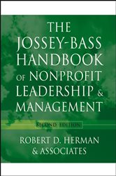Book cover: The Jossey-Bass Handbook of Nonprofit Leadership and Management, by Robert D. Herman & Associates (preview)