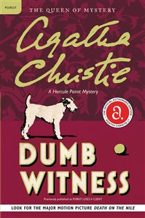 Book cover: Dumb Witness (Book 16 of Hercule Poirot Mysteries) by Agatha Christie (preview)