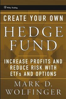 Book cover: Create Your Own Hedge Fund, by Mark D. Wolfinger (preview)