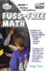 Book cover: Fuss-Free Math Book 1 – Written Calculations, illustrated by Sandy Tasker (preview)