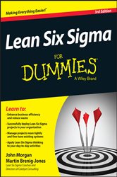 Book cover: Lean Six Sigma For Dummies, by John Morgan (preview)