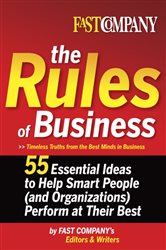 Book cover: Fast Company The Rules of Business, by Fast Company's Editors and Writers (preview)