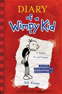 Book cover: Diary of a Wimpy Kid (Diary of a Wimpy Kid #1) (Book 1 of Diary of a Wimpy Kid) by Jeff Kinney (preview)