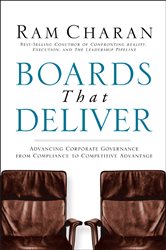 Book cover: Boards That Deliver, by Ram Charan (preview)