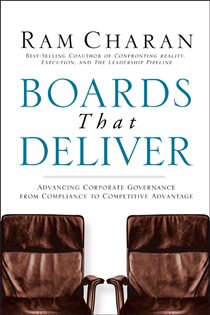 Book cover: Boards That Deliver, by Ram Charan (preview)
