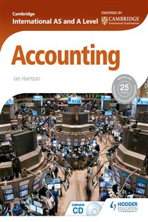Book cover: Cambridge International AS and A Level Accounting, by Ian Harrison (preview)