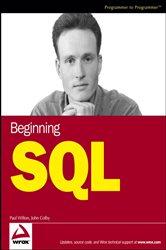 Book cover: Beginning SQL, by Paul Wilton (preview)