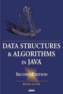 Book cover: Data Structures and Algorithms in Java, by Robert Lafore (preview)