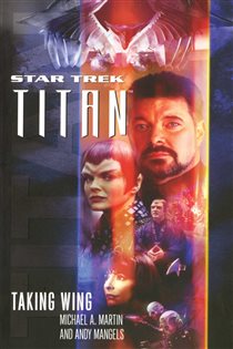 Book cover: Titan #1: Taking Wing, by Michael A. Martin (preview)