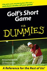 Book cover: Golf's Short Game For Dummies, by Michael Patrick Shiels (preview)