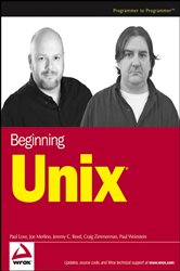 Book cover: Beginning Unix, by Paul Love (preview)