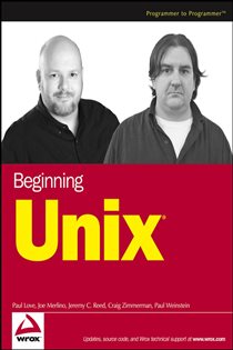 Book cover: Beginning Unix, by Paul Love (preview)