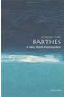 Book cover: Barthes, by Jonathan Culler (preview)