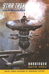 Book cover: Vanguard #1: Harbinger, by David Mack (preview)