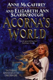 Book cover: Acorna's World (Book 4 of Acorna series) by Anne McCaffrey (preview)
