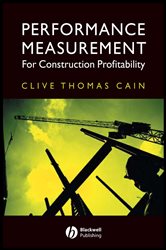 Book cover: Performance Measurement for Construction Profitability, by Clive Thomas Cain (preview)
