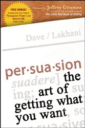 Book cover: Persuasion, by Dave Lakhani (preview)
