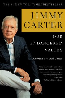Book cover: Our Endangered Values, by Jimmy Carter (preview)