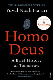 Book cover: Homo Deus, by Yuval Noah Harari (preview)