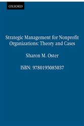 Book cover: Strategic Management for Nonprofit Organizations, by Sharon M. Oster (preview)