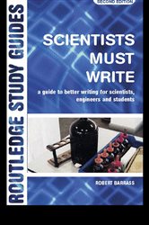 Book cover: Scientists Must Write, by Robert Barrass (preview)