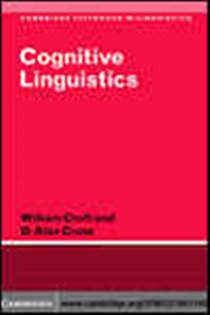 Book cover: Cognitive Linguistics, by William Croft (preview)