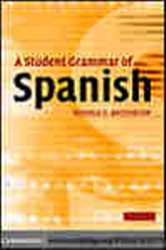 Book cover: A Student Grammar of Spanish, by Ron Batchelor (preview)
