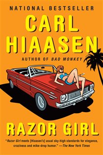 Book cover: Razor Girl, by Carl Hiaasen (preview)