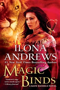 Book cover: Magic Binds (Book 9 of Kate Daniels) by Ilona Andrews (preview)