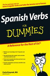 Book cover: Spanish Verbs For Dummies, by Cecie Kraynak (preview)