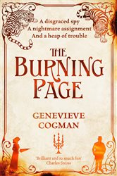 Book cover: The Burning Page (Book 3 of The Invisible Library series) by Genevieve Cogman (preview)