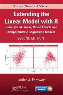 Book cover: Extending the Linear Model with R, by Julian J. Faraway (preview)