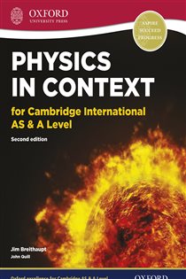 Book cover: Physics in Context for Cambridge International AS & A Level, by Jim Breithaupt (preview)