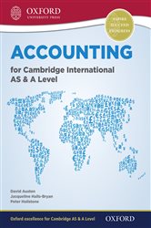 Book cover: Accounting for Cambridge International AS and A Level, by Jacqueline Halls=Bryan (preview)