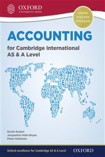 Book cover: Accounting for Cambridge International AS and A Level, by Jacqueline Halls=Bryan (preview)