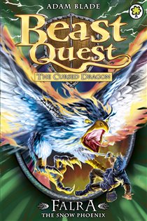 Book cover: Falra the Snow Phoenix (Book 82 of Beast Quest) by Adam Blade (preview)