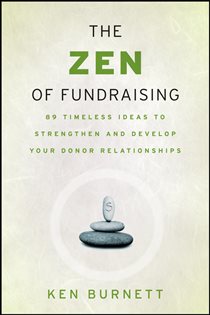 Book cover: The Zen of Fundraising, by Ken Burnett (preview)