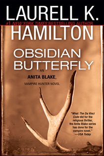 Book cover: Obsidian Butterfly (Book 9 of Anita Blake, Vampire Hunter) by Laurell K. Hamilton (preview)