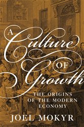 Book cover: A Culture of Growth, by Joel Mokyr (preview)