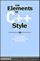 Book cover: The Elements of C++ Style, by Trevor Misfeldt (preview)