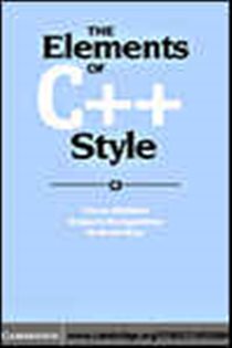 Book cover: The Elements of C++ Style, by Trevor Misfeldt (preview)