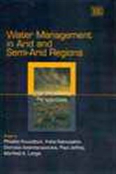 Water Management in Arid and Semi-Arid Regions: Interdisiplinary Perspectives