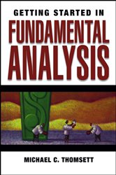 Book cover: Getting Started in Fundamental Analysis, by Michael C. Thomsett (preview)