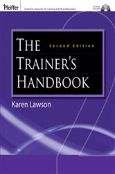 Book cover: The Trainer's Handbook, by Karen Lawson (preview)