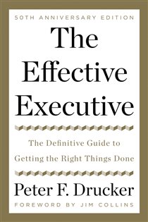 Book cover: The Effective Executive, by Peter F. Drucker (preview)