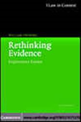 Book cover: Rethinking Evidence, by William Twining (preview)